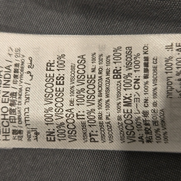 RVCA WOMEN'S SOLSTICE BUTTON - UP COVERUP. GREY. SIZE SMALL. - Picture 5 of 14